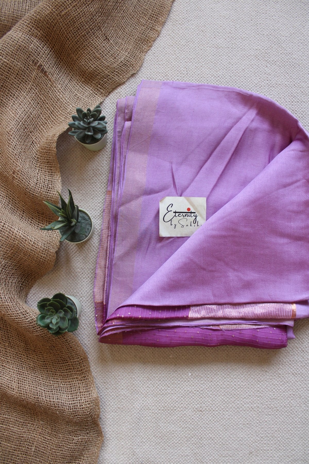 Purple Raga Resham Saree - Eternity by Sakshi