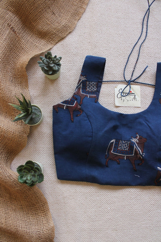 Blue - Folk limited Edition Noorie Blouse - Eternity by Sakshi