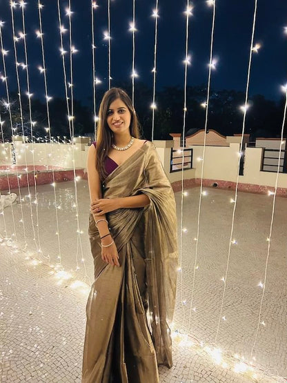 Padma Metallic Saree