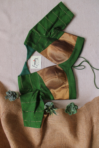 Green Prasang Blouse
