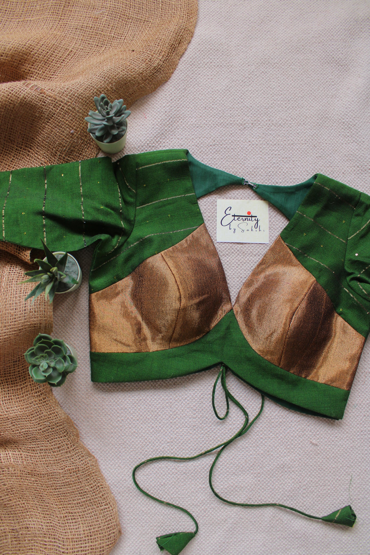 Green Prasang Blouse
