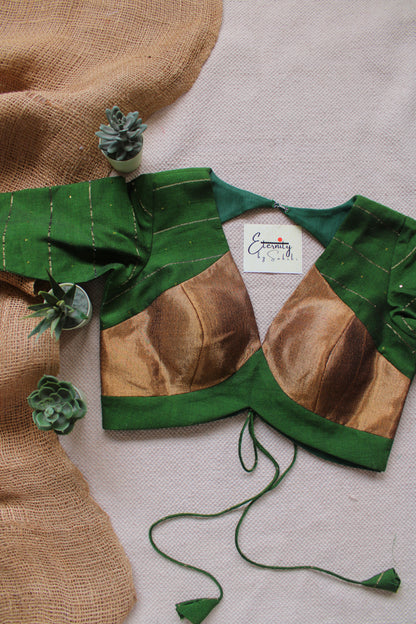 Green Prasang Blouse