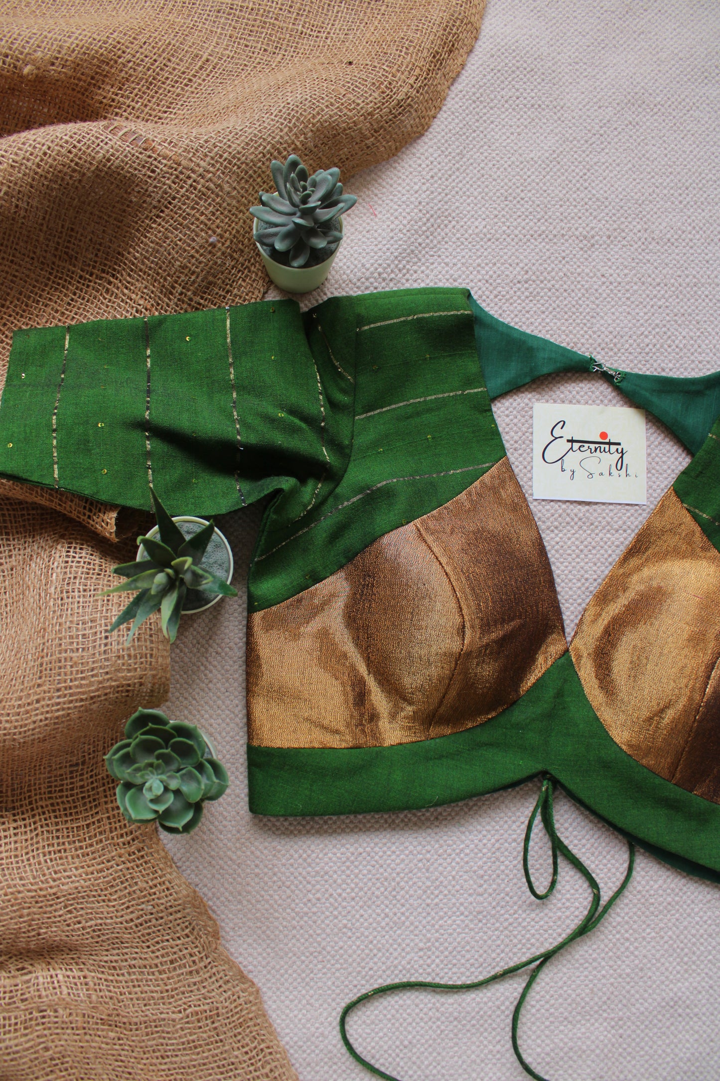 Green Prasang Blouse