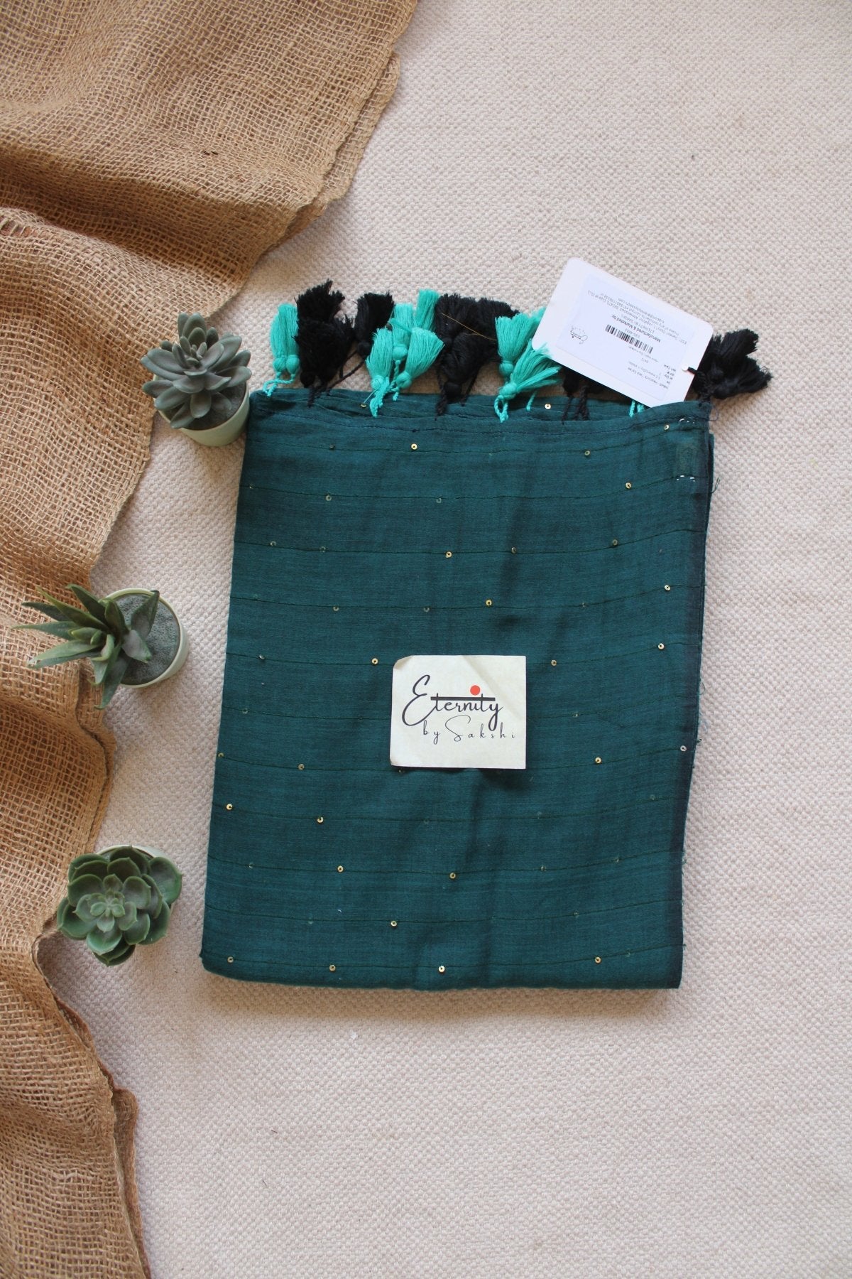 Peacock Tara Saree - Eternity by Sakshi