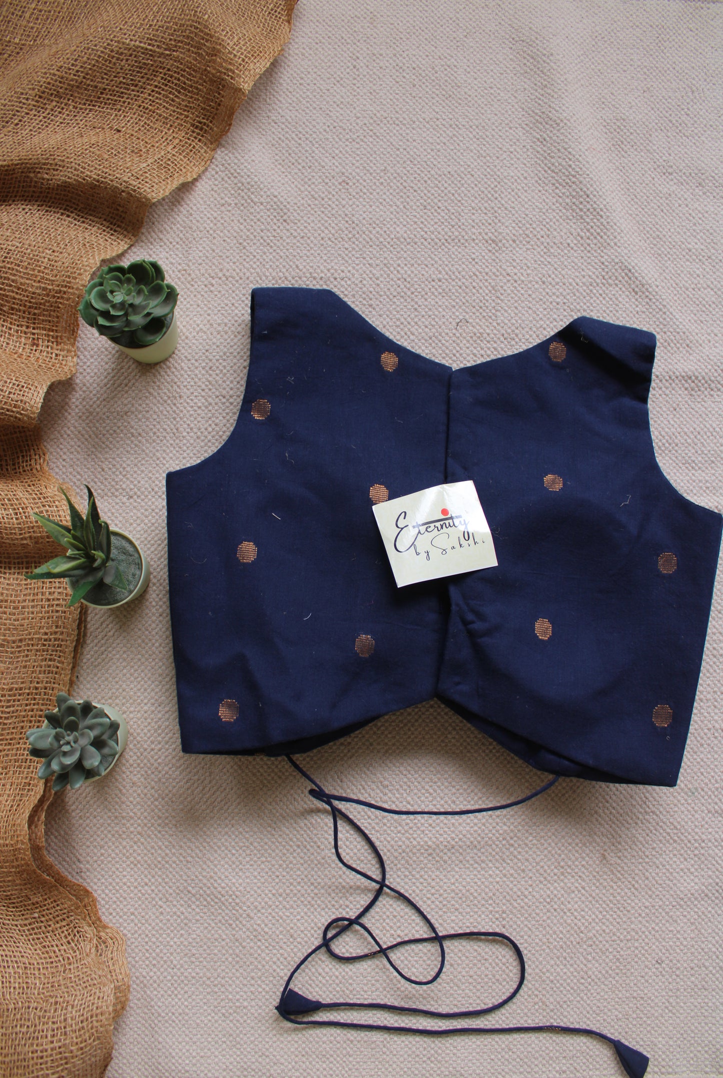 Navy Blue Navya Blouse