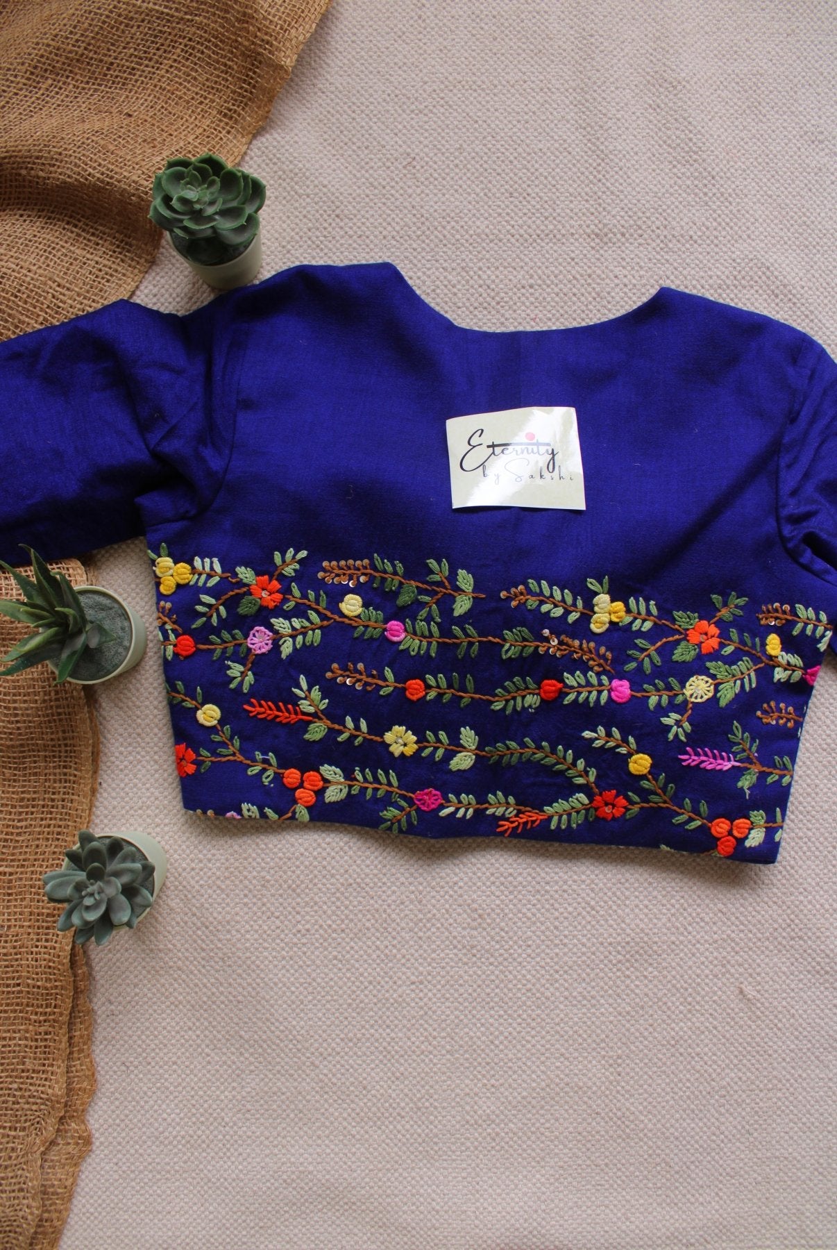 Reshva Embroidery Blouse - Eternity by Sakshi