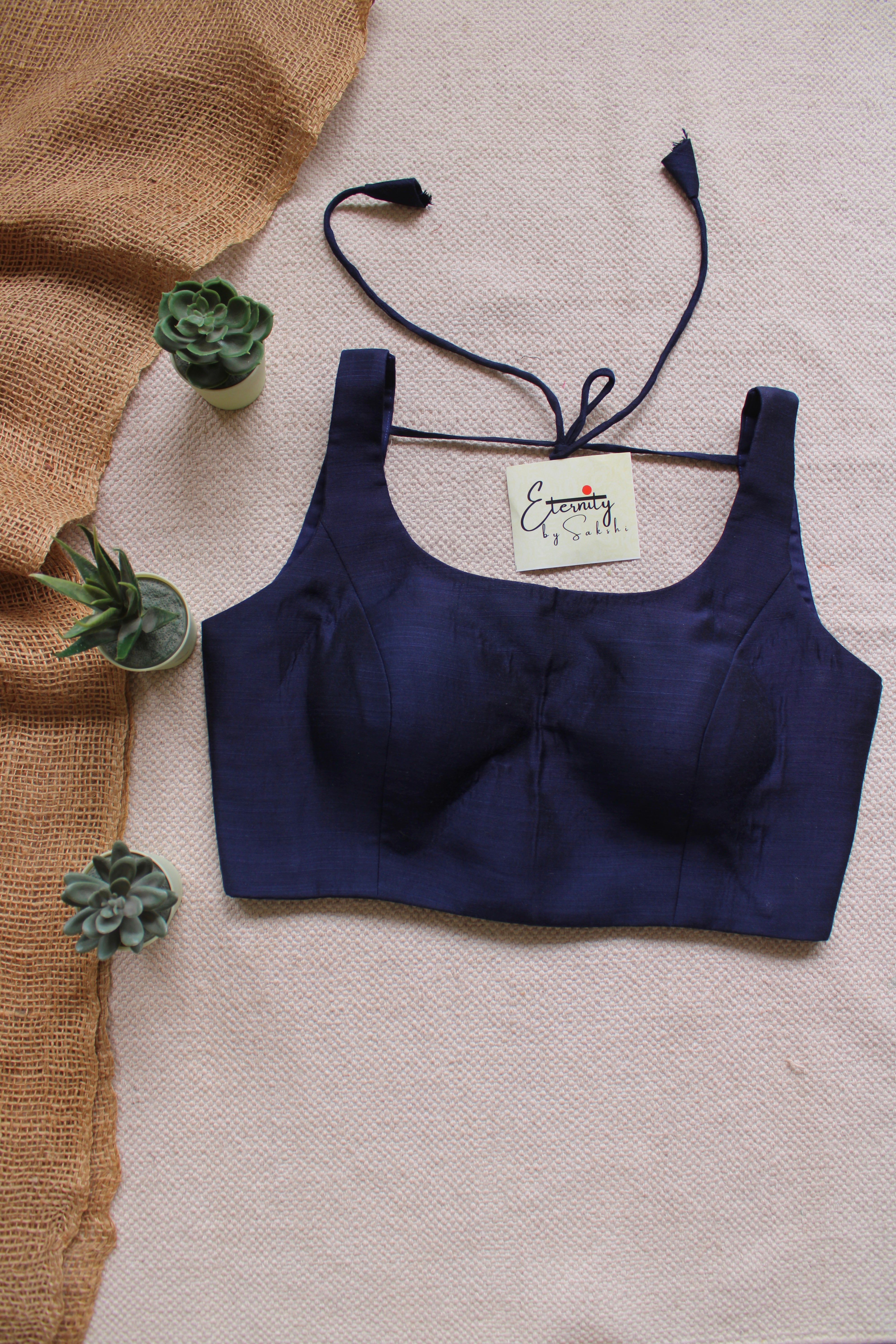 Navy Blue Noorie Blouse