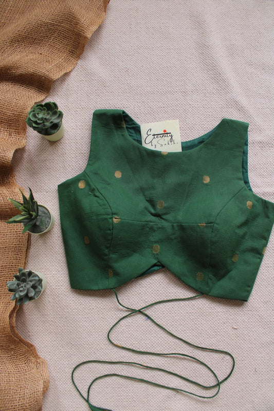 Hariyali Navya Blouse - Eternity by Sakshi