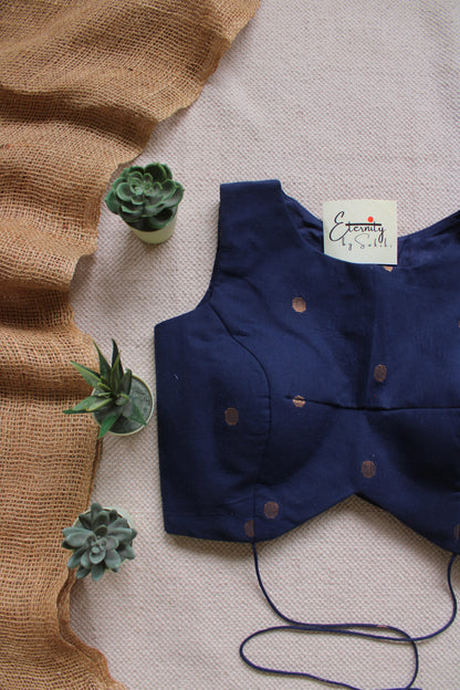 Navy Blue Navya Blouse