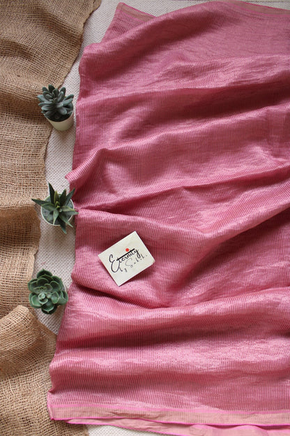 Gulaabi Stripe Silk Saree - Eternity by Sakshi