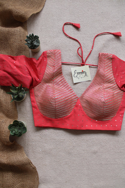 Peach Gulkaari Blouse