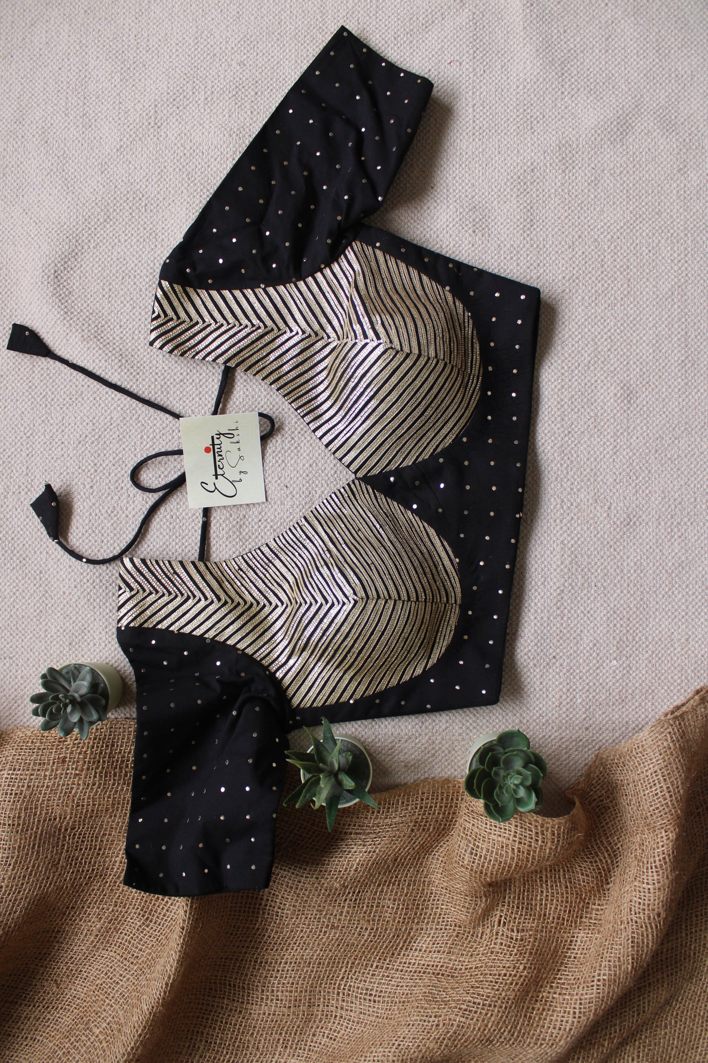 Black Gulkaari Blouse