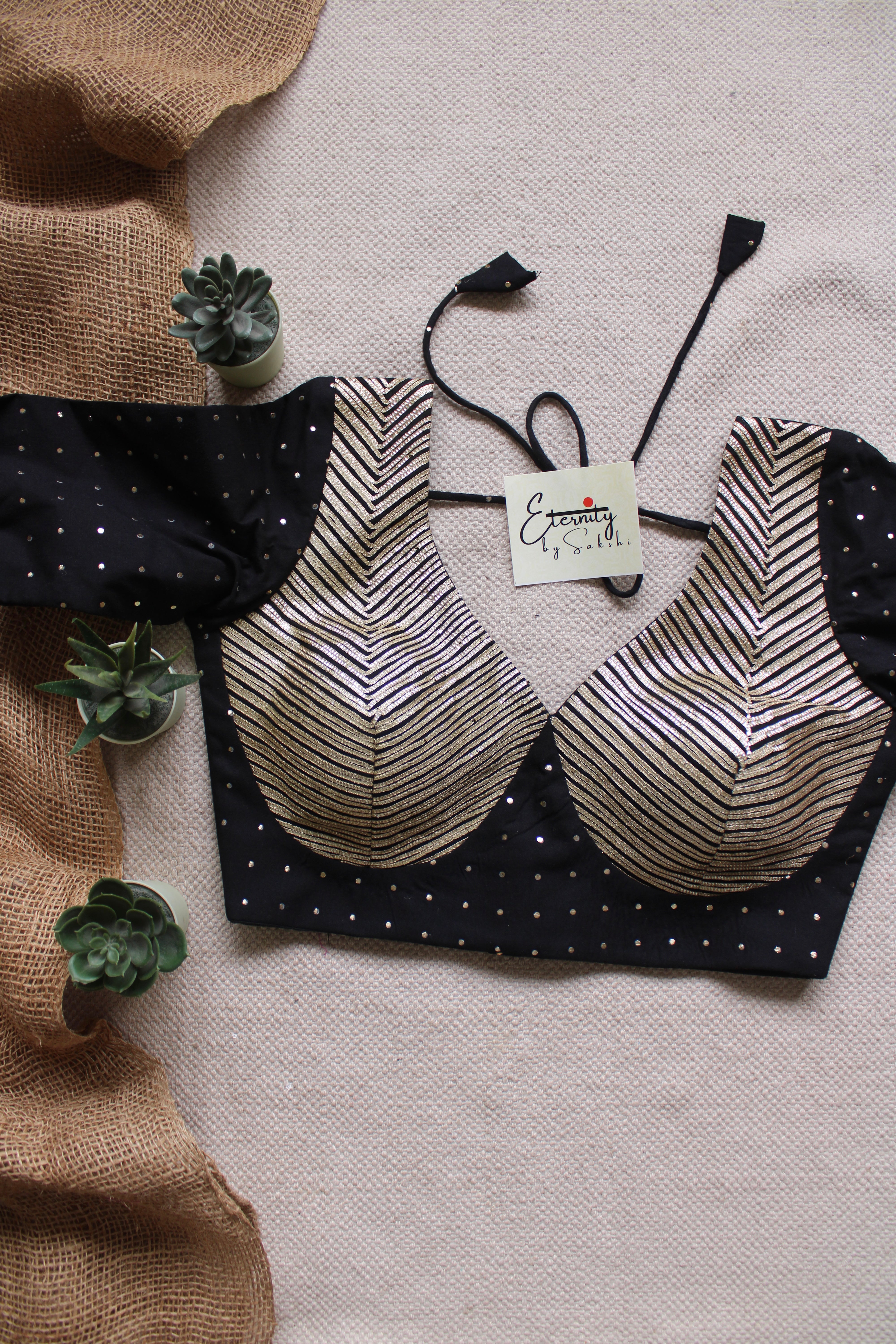 Black Gulkaari Blouse