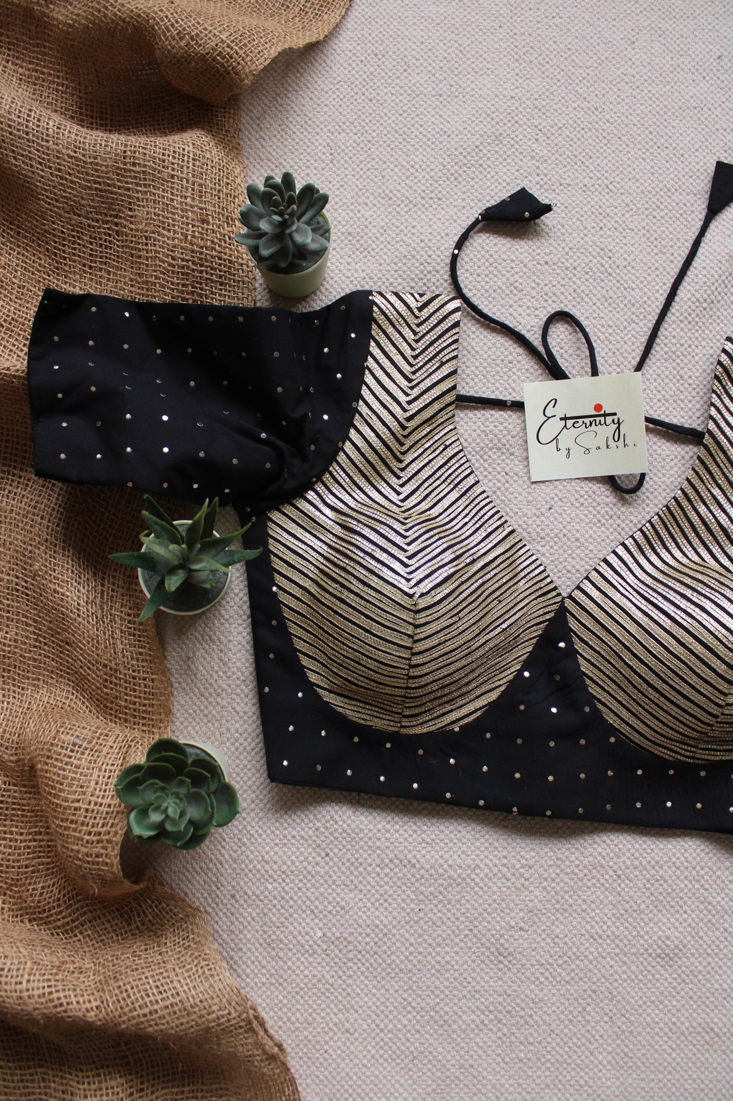 Black Gulkaari Blouse