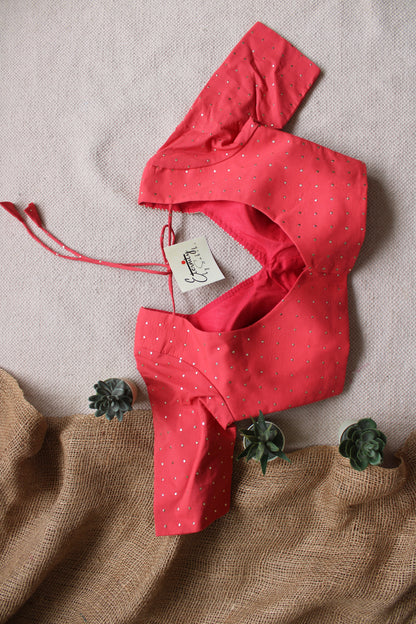 Peach Gulkaari Blouse