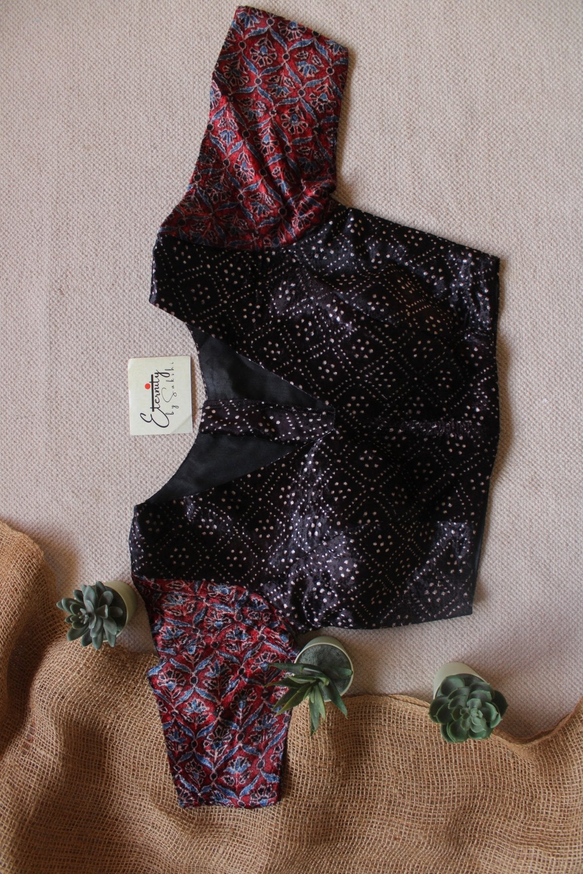 Ruby - Velvet Blouse - Eternity by Sakshi