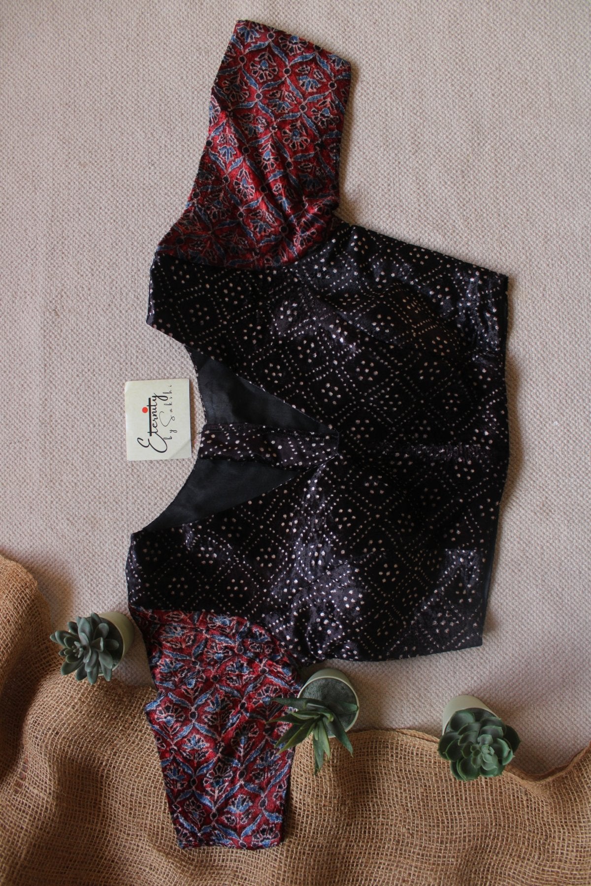 Ruby - Velvet Blouse - Eternity by Sakshi