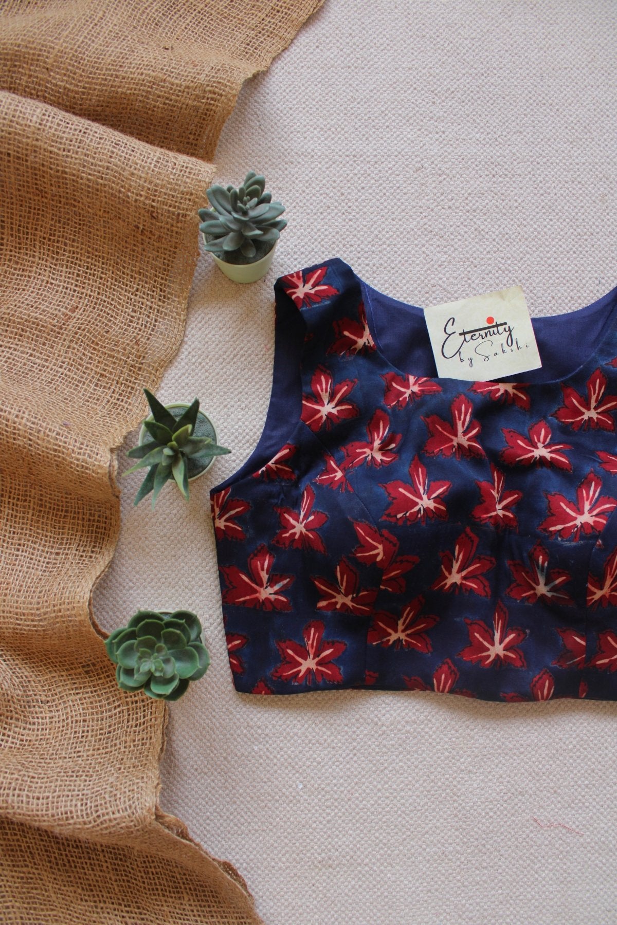 Noorah Silk Blouse - Eternity by Sakshi