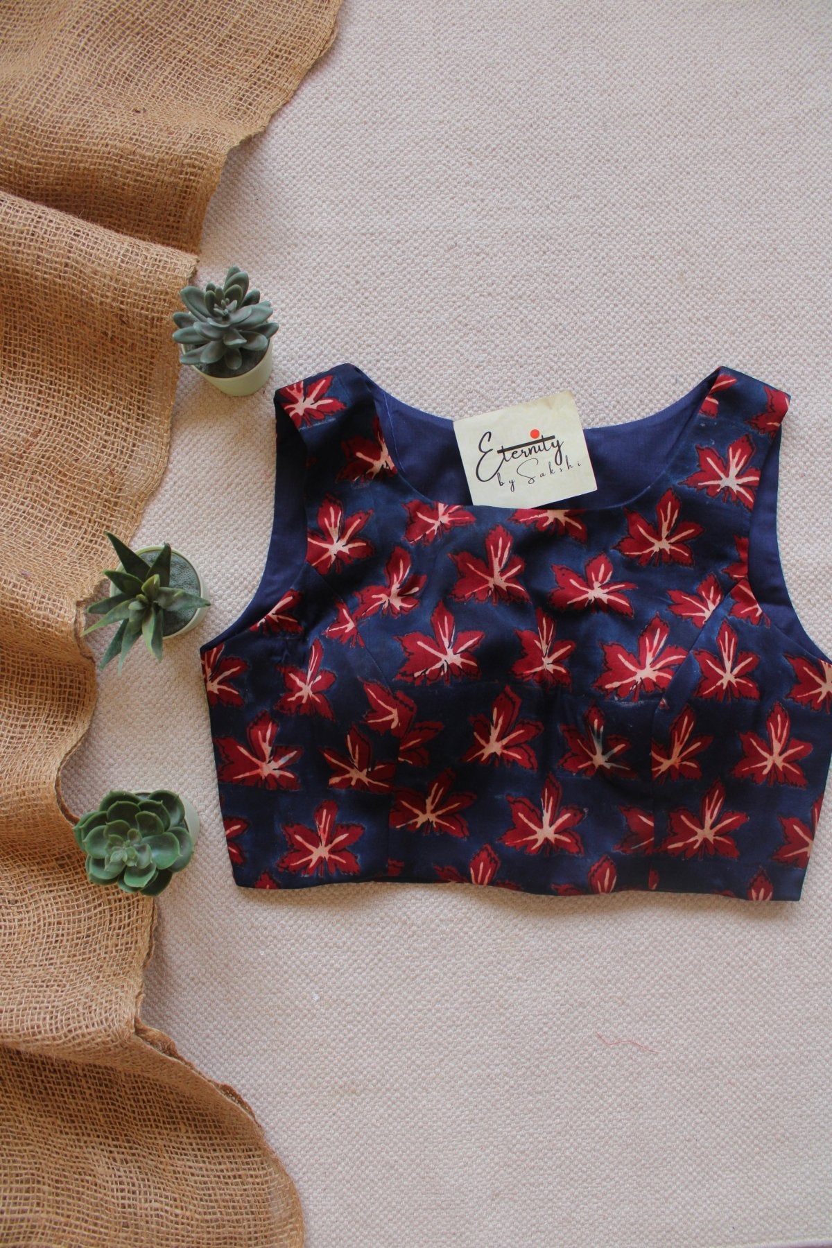 Noorah Silk Blouse - Eternity by Sakshi