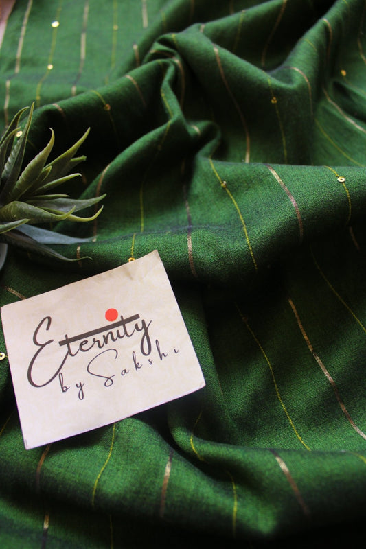 Green Galaxy Saree - Eternity by Sakshi