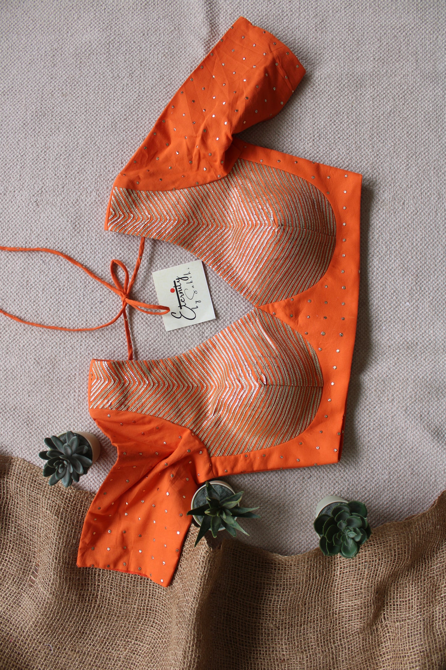 Orange Gulkaari Blouse