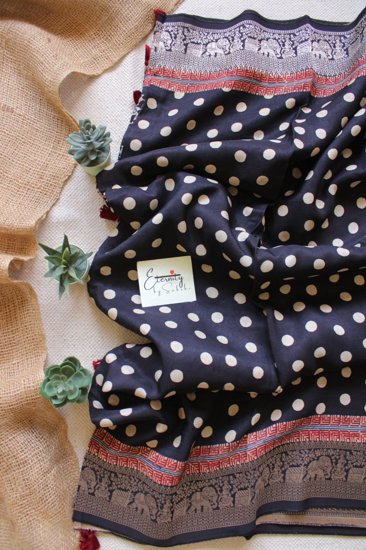 Retro Dola Silk Saree - Eternity by Sakshi