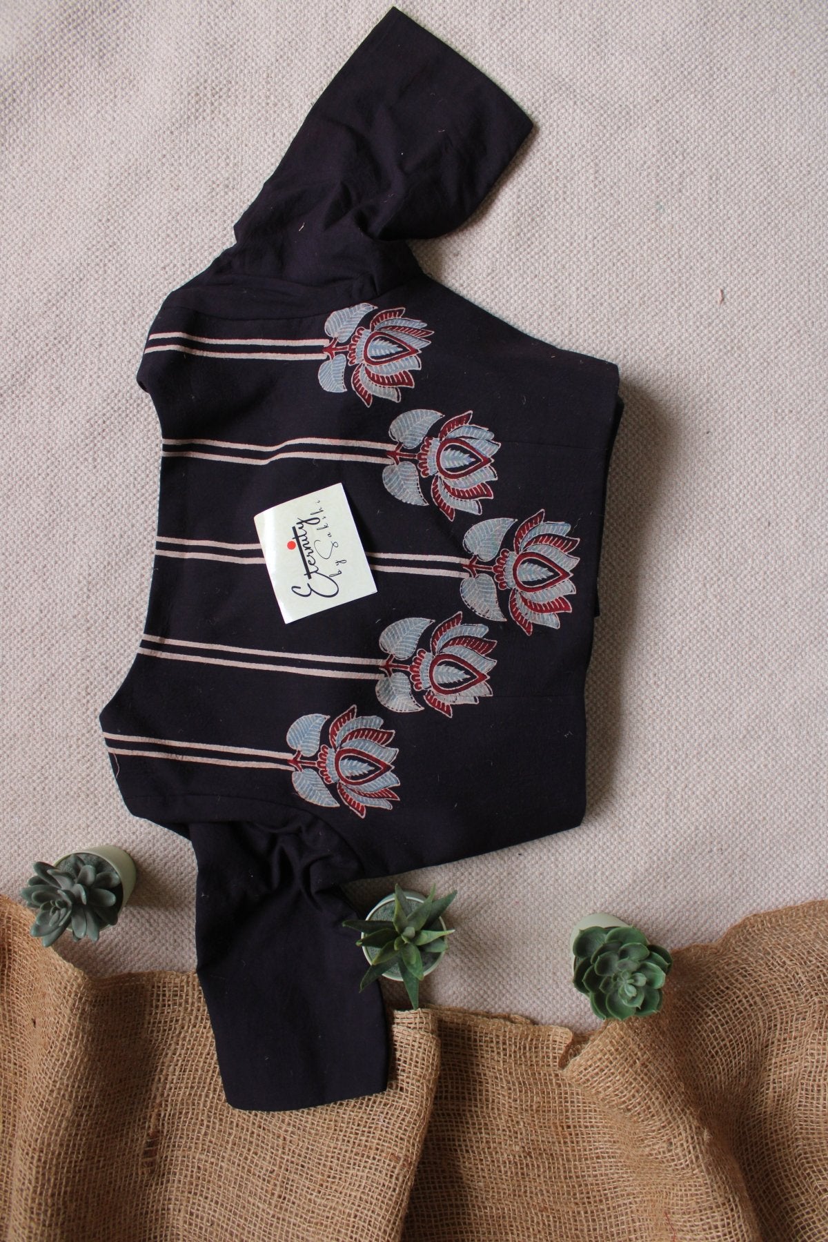 Black Lotus Blouse - Eternity by Sakshi