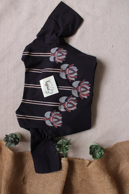 Black Lotus Blouse - Eternity by Sakshi