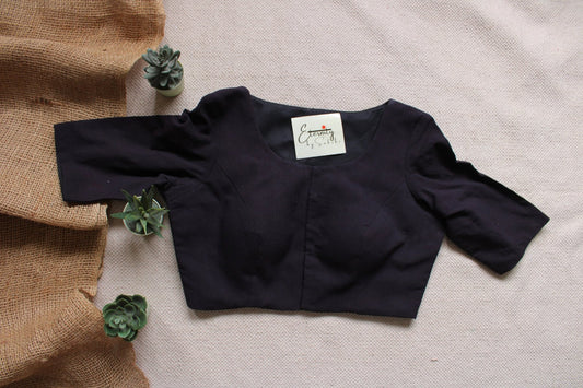 Black Lotus Blouse - Eternity by Sakshi