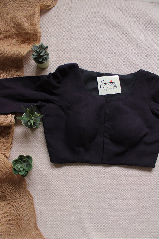 Black Lotus Blouse - Eternity by Sakshi