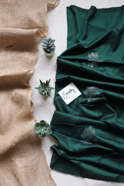 Green Lotus Saree - Eternity by Sakshi