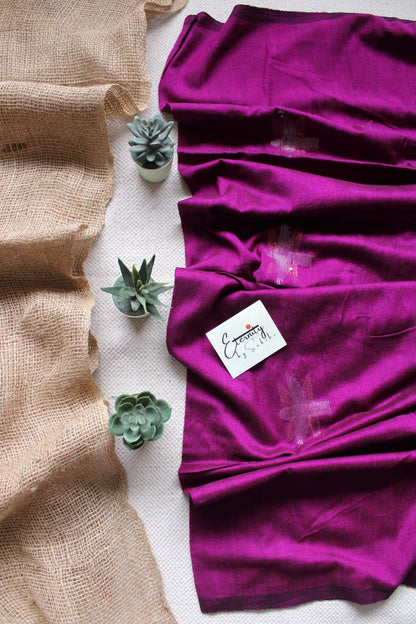 Magenta Lotus Saree - Eternity by Sakshi