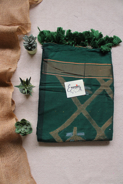 Green Lotus Saree - Eternity by Sakshi