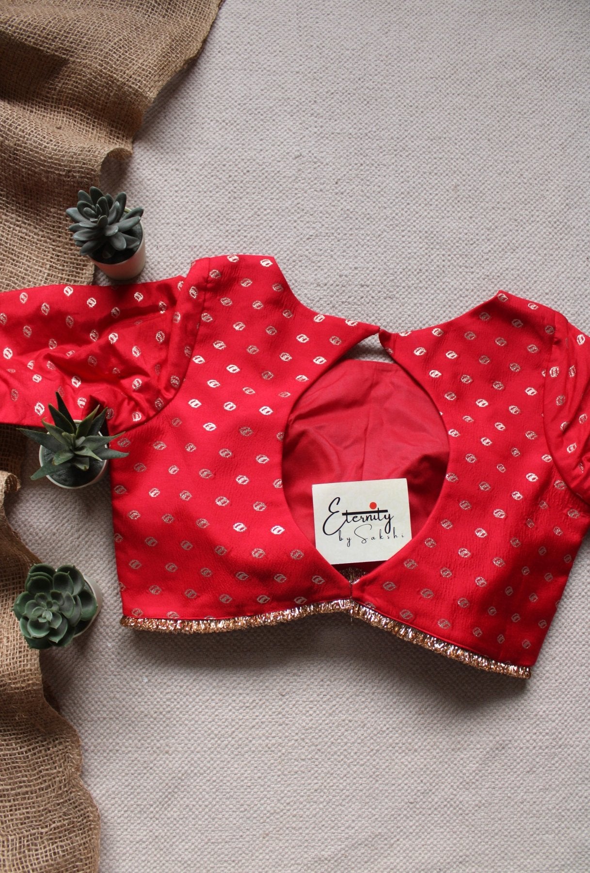 Laal Pari Blouse - Eternity by Sakshi
