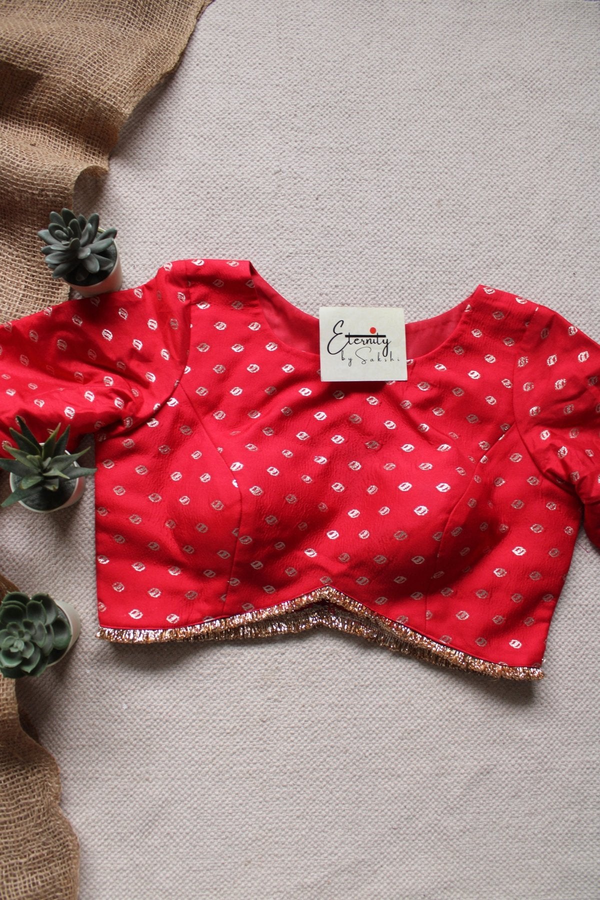 Laal Pari Blouse - Eternity by Sakshi