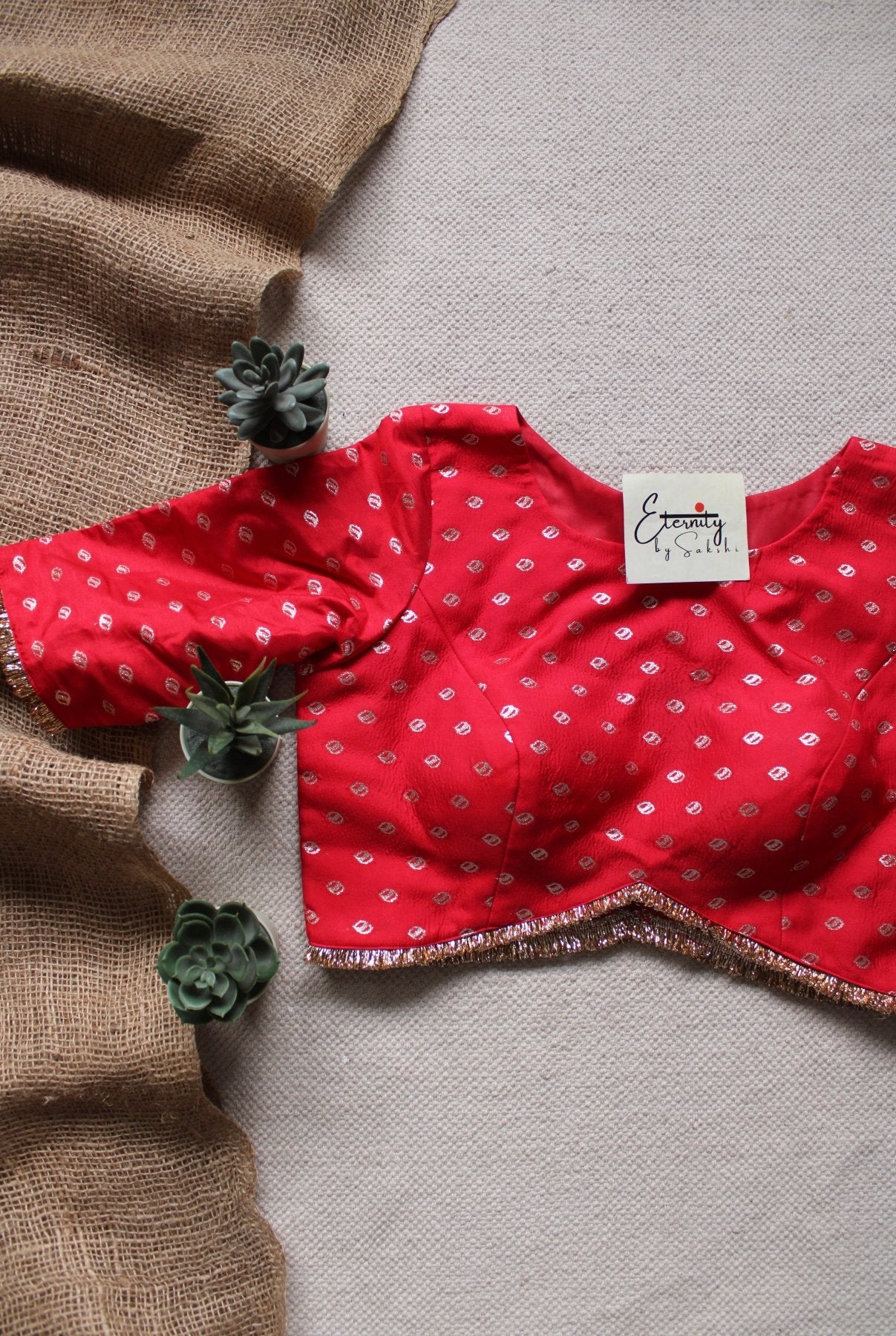 Laal Pari Blouse - Eternity by Sakshi