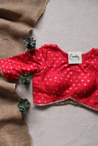 Laal Pari Blouse - Eternity by Sakshi