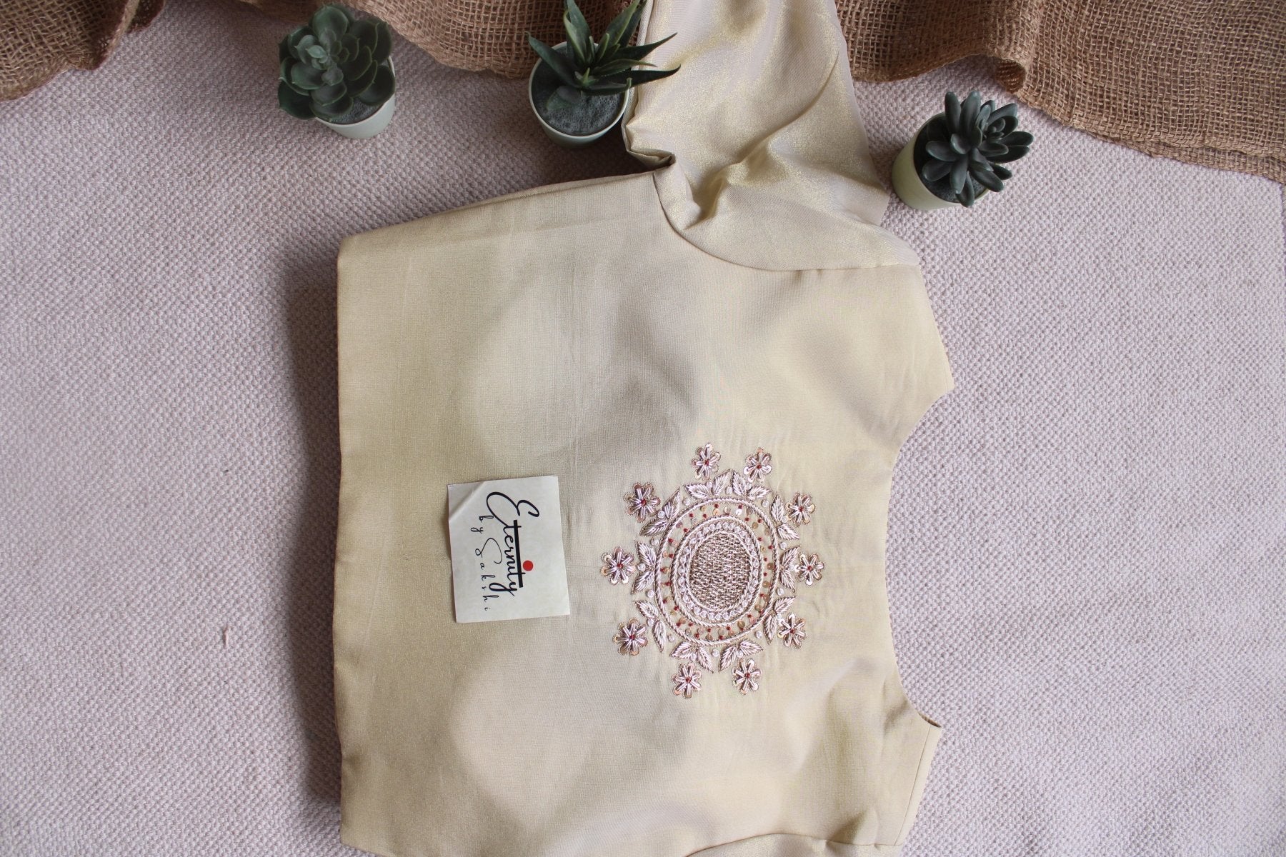 Golden Bloom Blouse - Eternity by Sakshi
