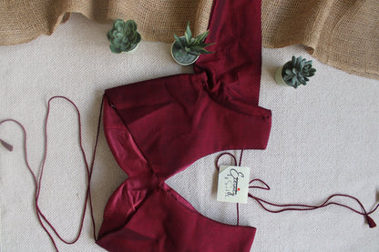 Maroon Shadow Blouse - Eternity by Sakshi