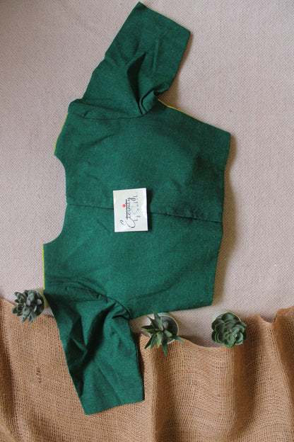 Limeleaf Patch Office Blouse