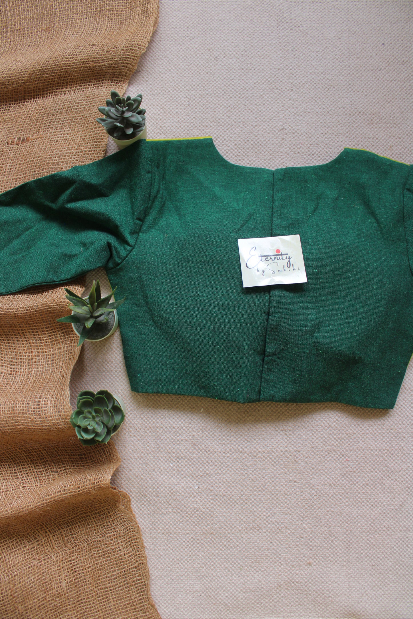 Limeleaf Patch Office Blouse