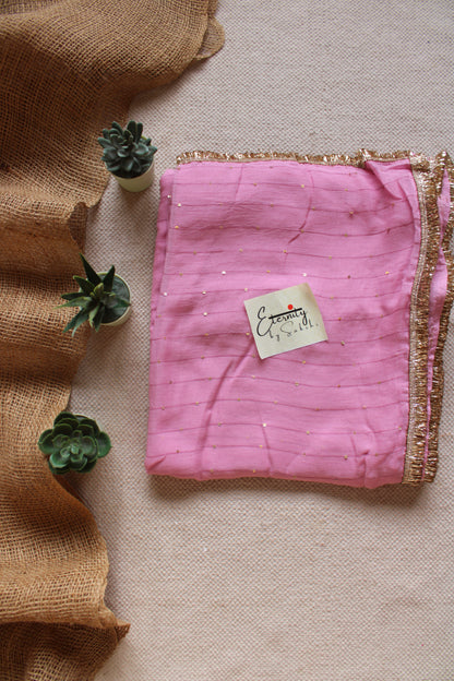 Gulaabi Gulbahar Saree
