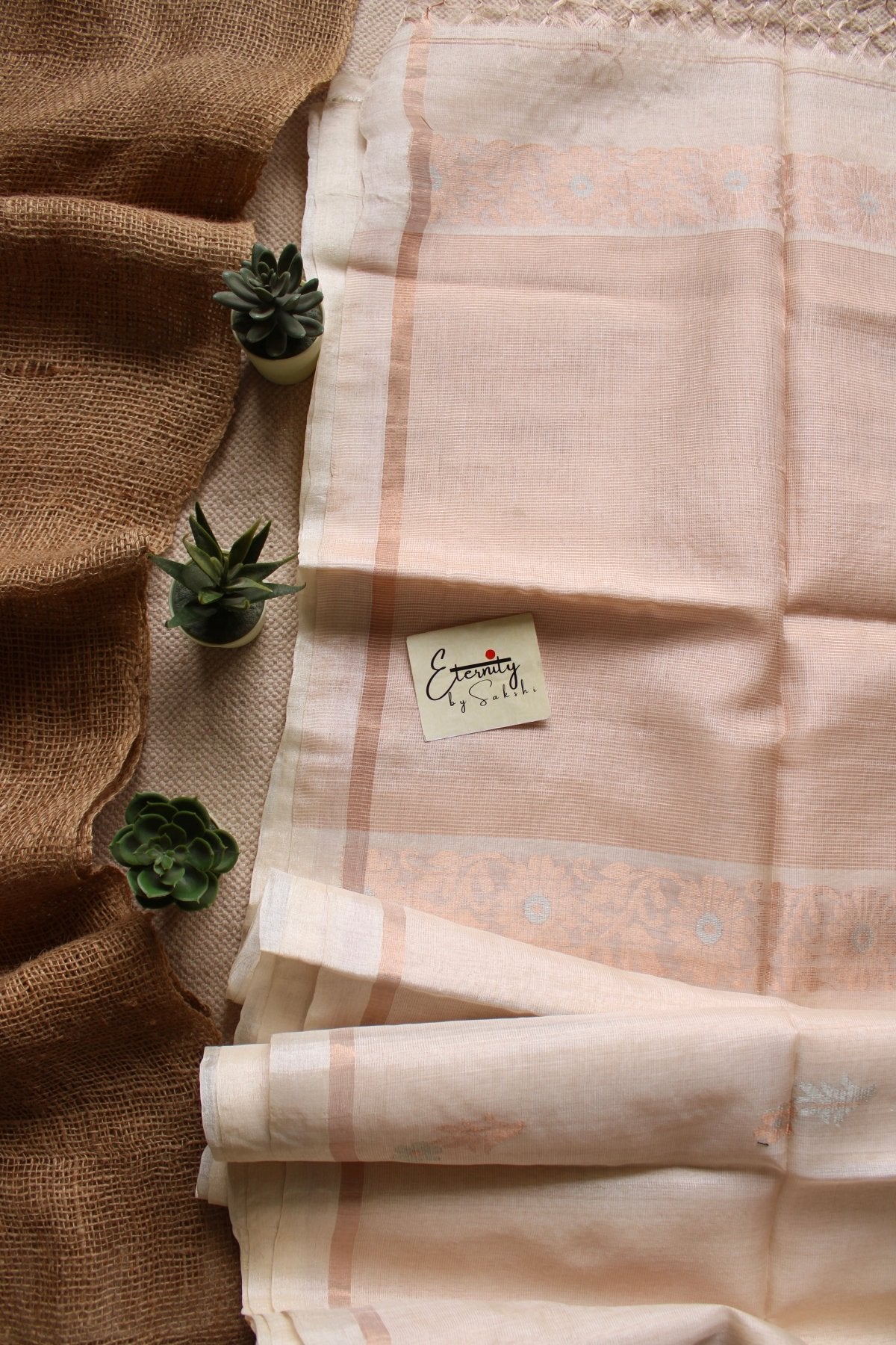Resham Tussar Silk Saree - Eternity by Sakshi