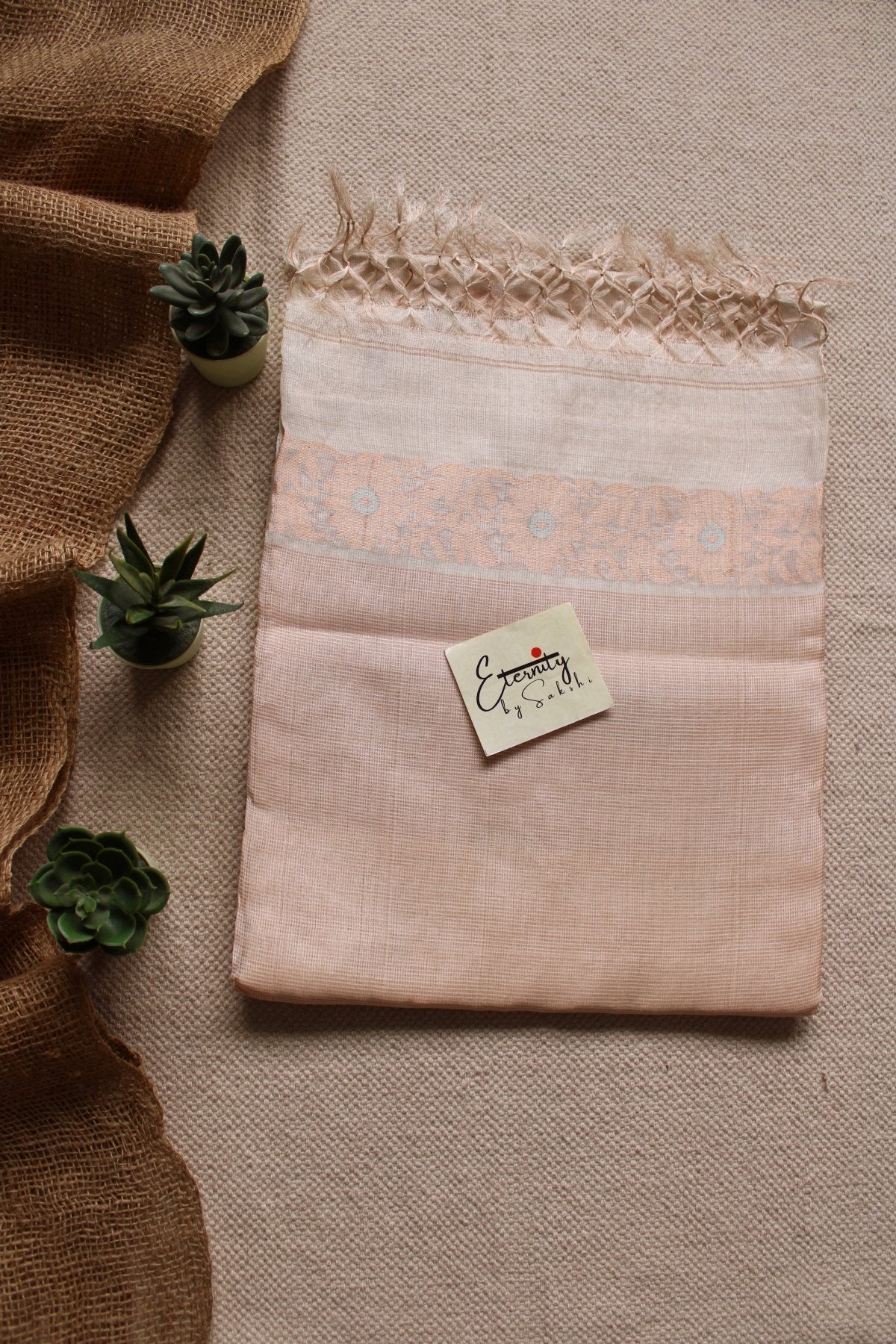 Resham Tussar Silk Saree - Eternity by Sakshi