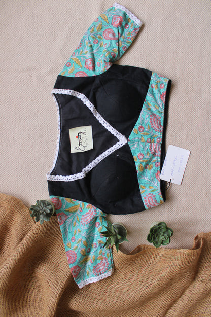 Midnight Bloom Garage Blouse