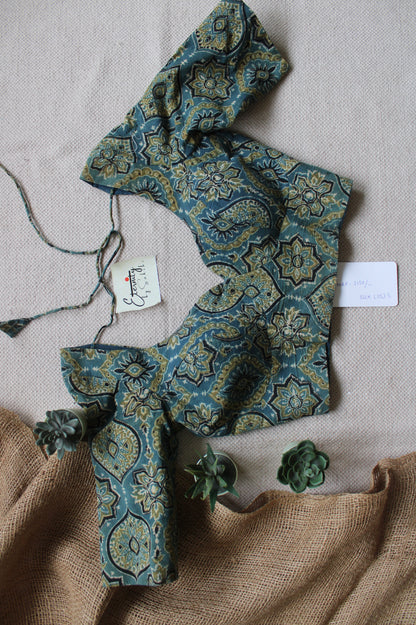 Vintage Teal Garage Blouse