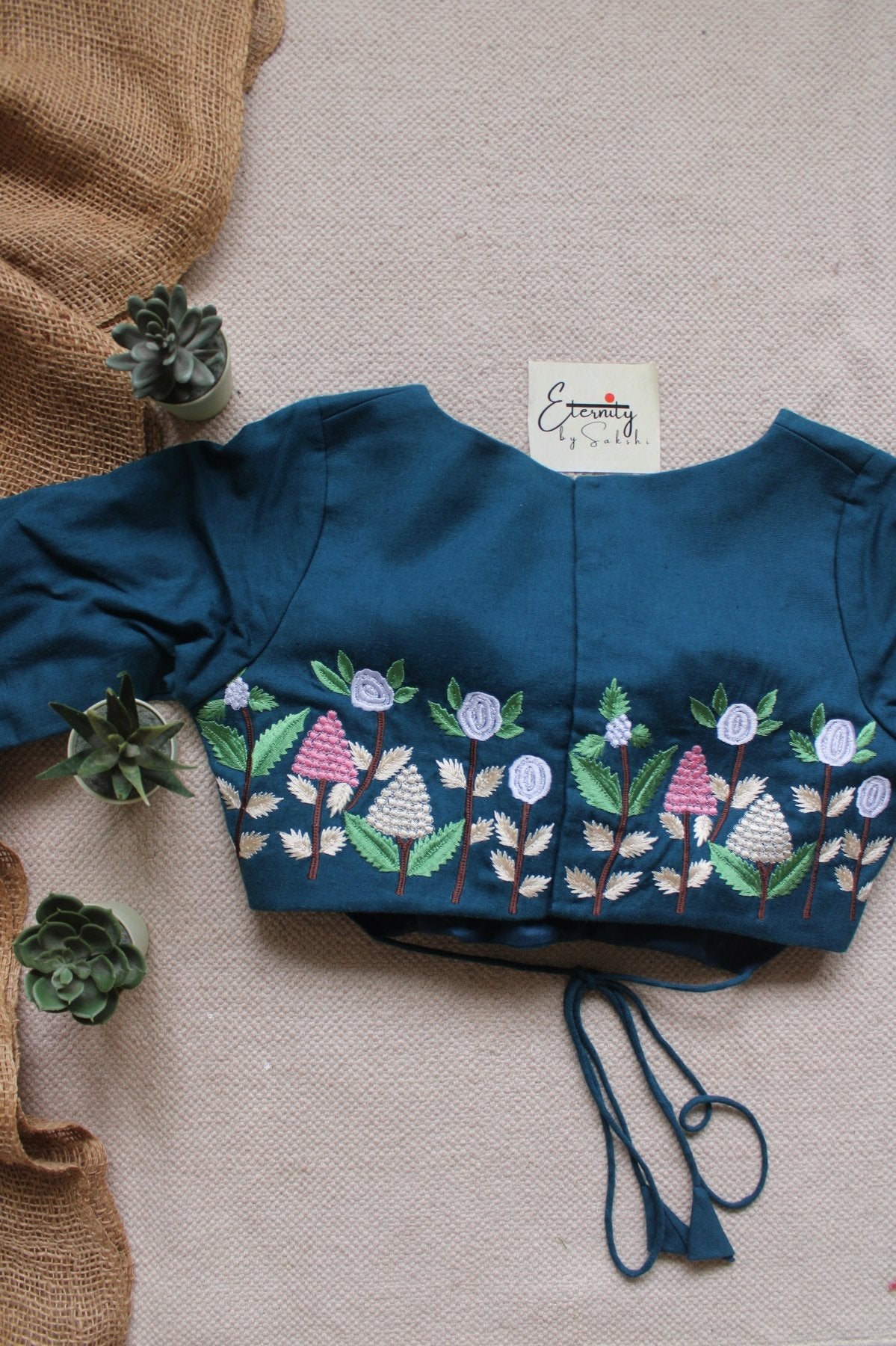 Aabha Dori Embroidery Garage Blouse