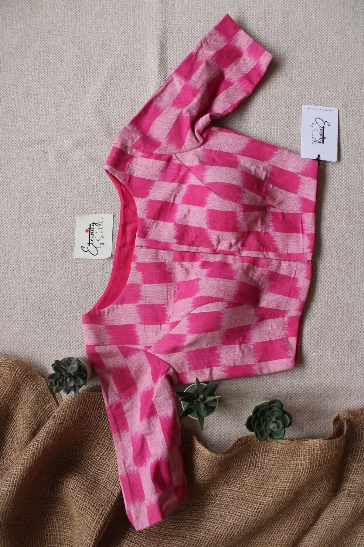 Pink Ikat Garage Blouse