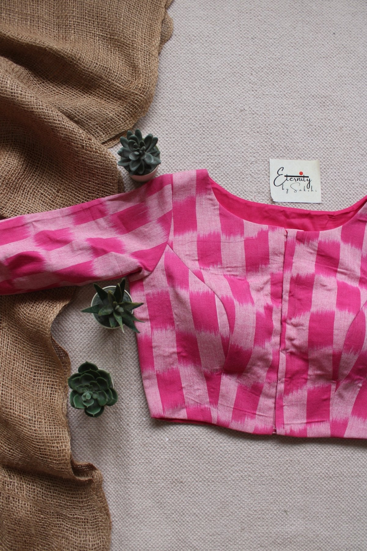 Pink Ikat Garage Blouse