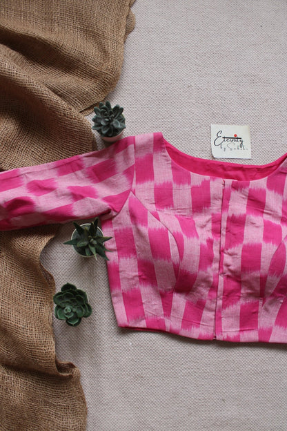 Pink Ikat Garage Blouse